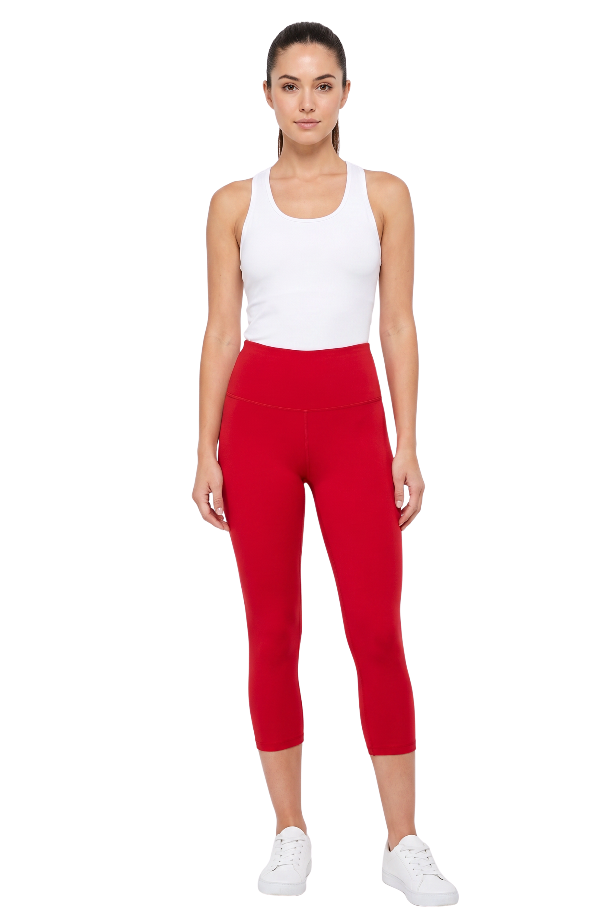Brushed Basic Solid High Waisted Capris | 5 Inch | New Mix