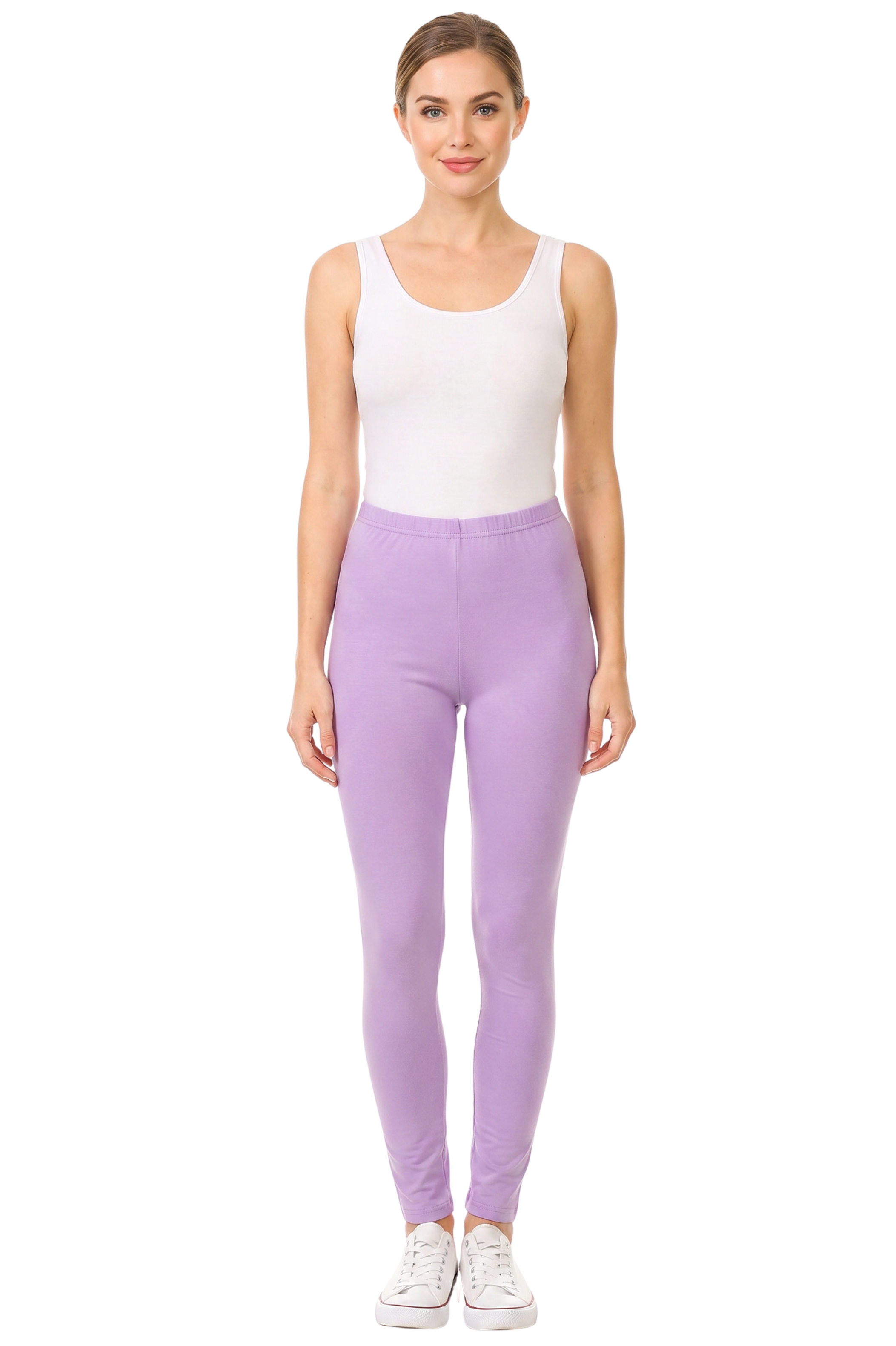 Brushed Basic Solid Leggings | New Mix