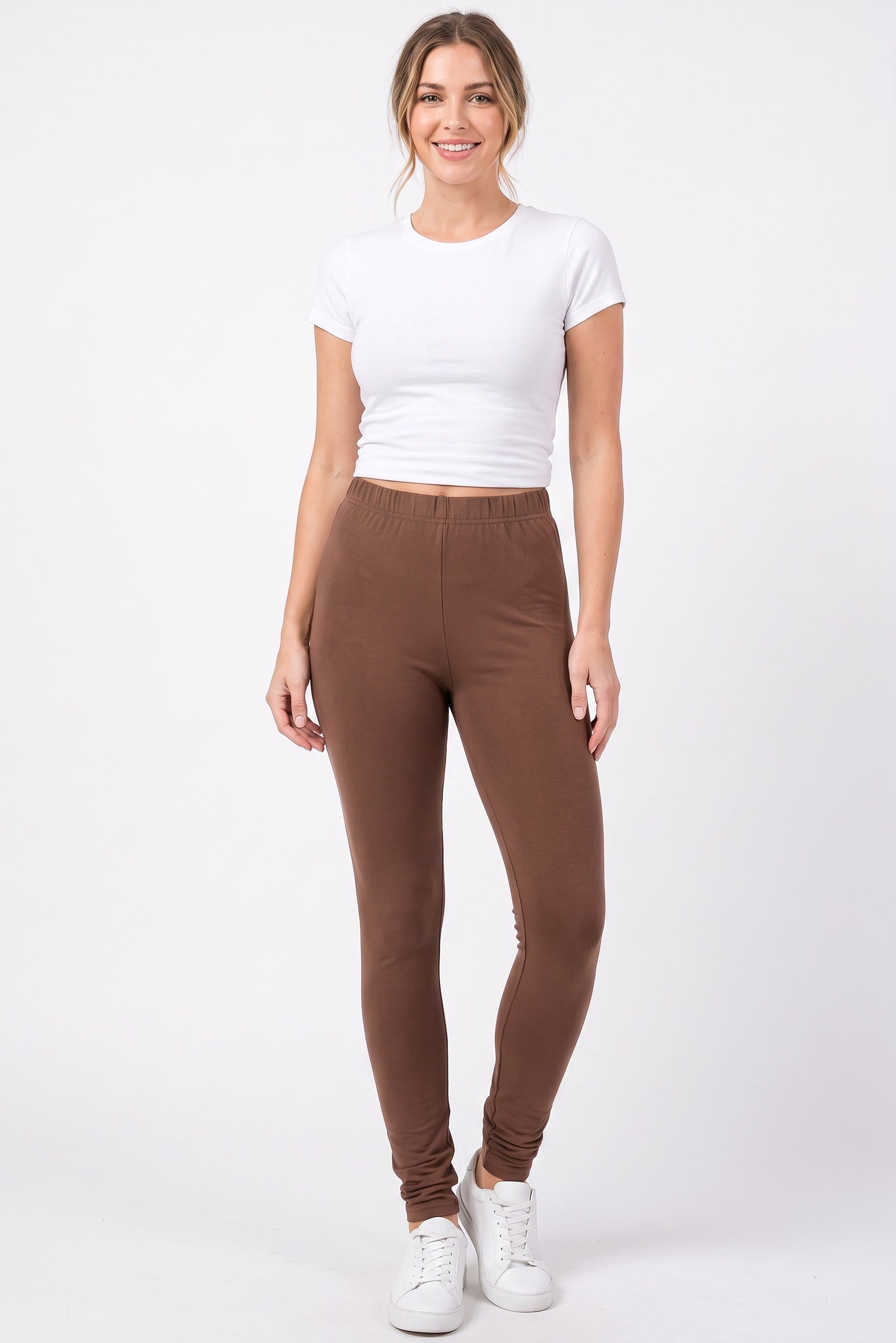 Premium Fleece Lined Multi Size Solid Leggings | New Mix