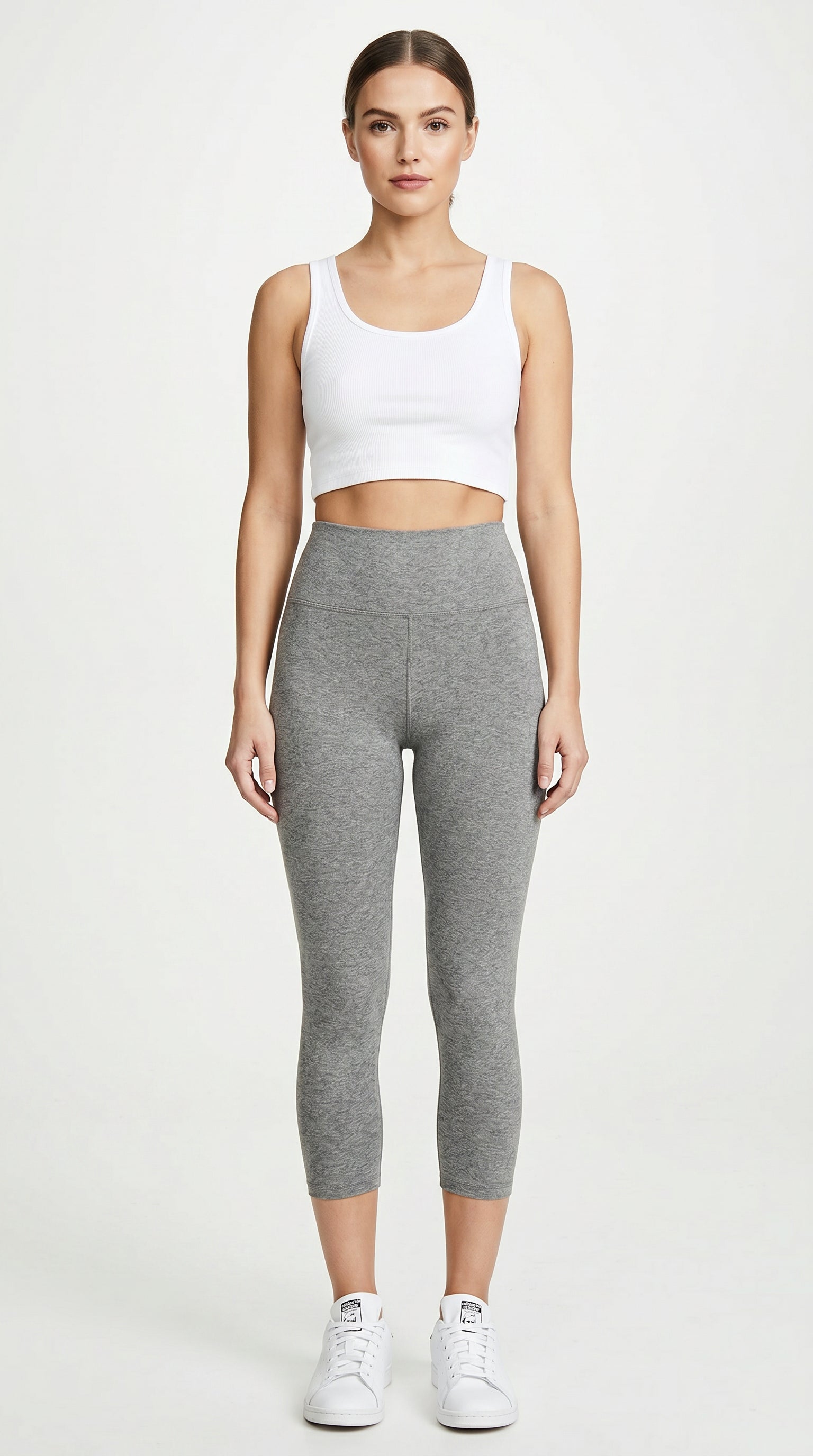 Brushed Basic Solid High Waisted Capris | 3 Inch | New Mix