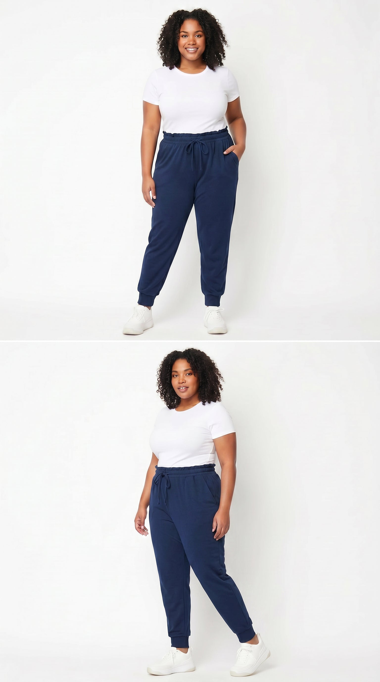 Buttery Smooth Basic Solid Plus Size Joggers | New Mix