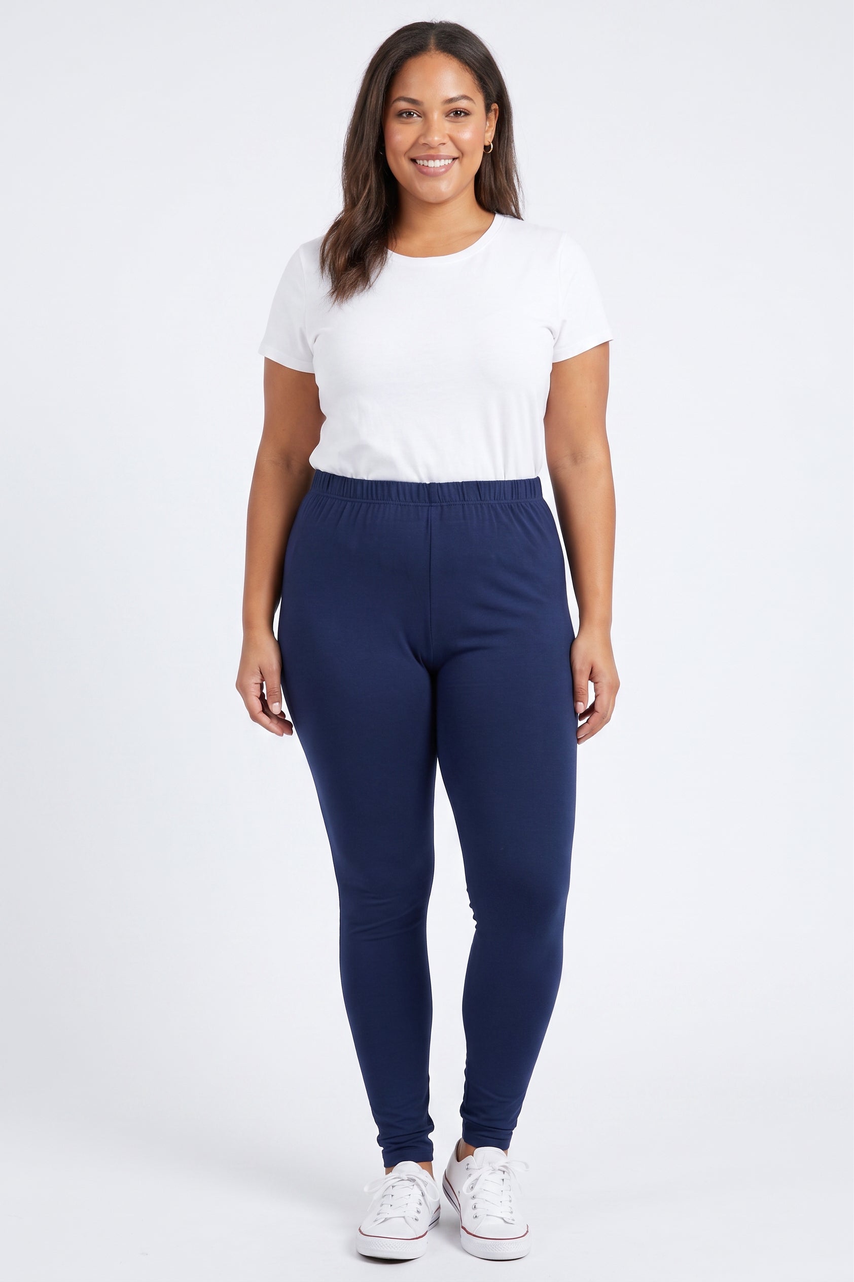 Brushed Basic Solid Leggings Extra Plus Size Leggings | 3X|5X | New Mix