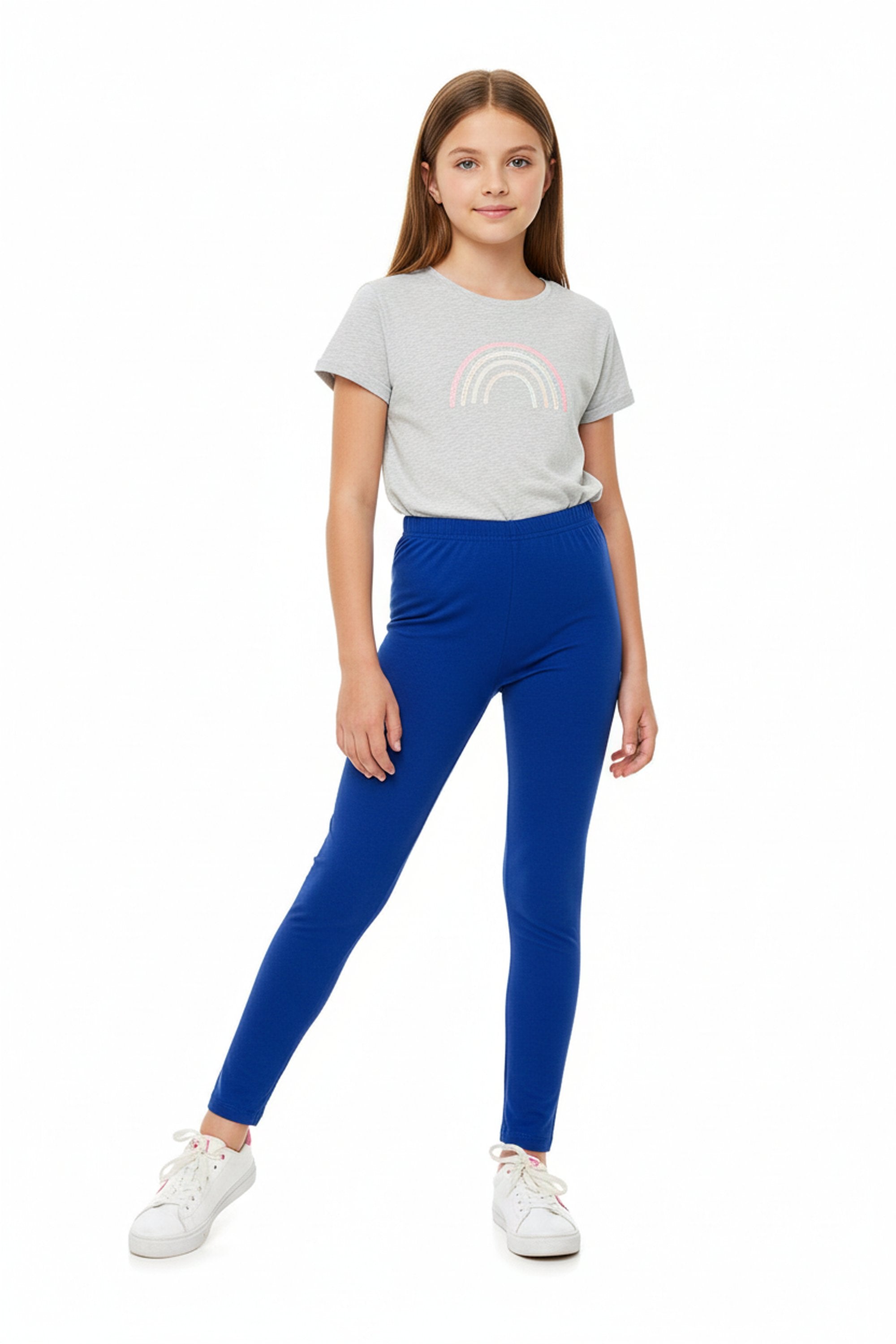 Buttery Smooth Solid Basic Kids Leggings | USA Fashion