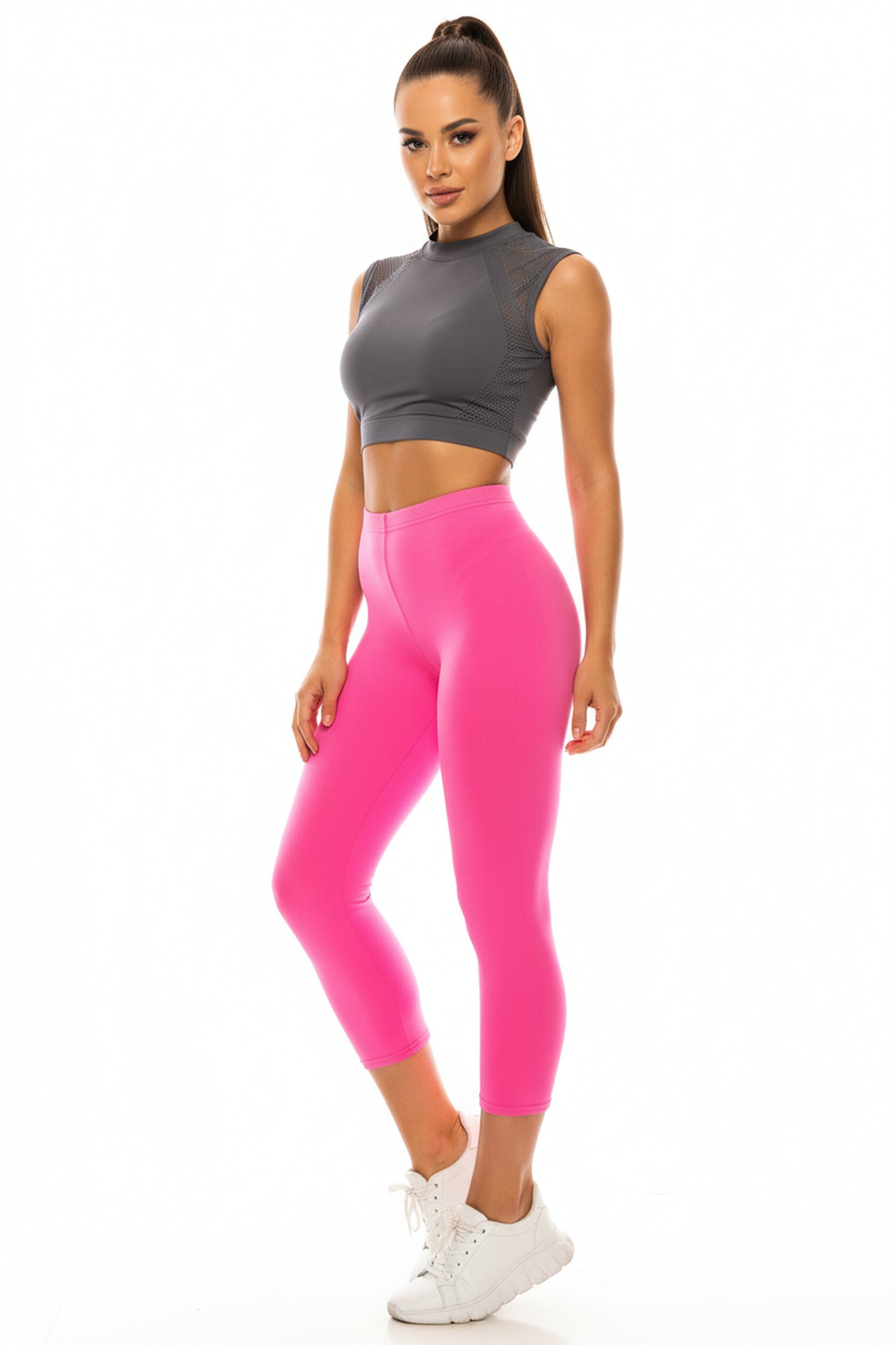 Buttery Smooth Basic Solid Plus Size Capris | New Mix