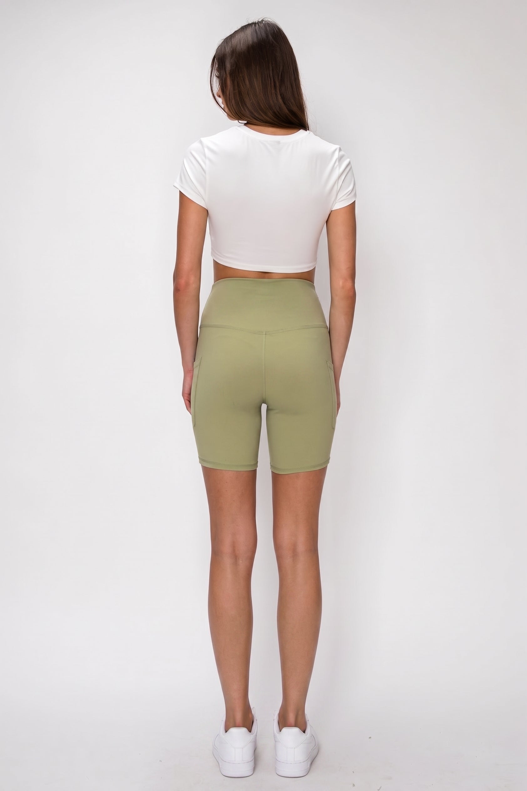 Sculpt Pocket 7|Inch High|Waist Biker Short