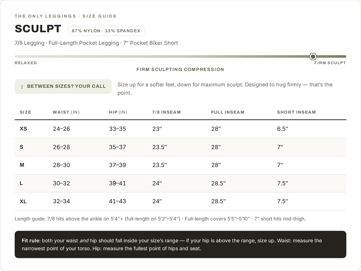 Sculpt 7/8 High-Waist Legging