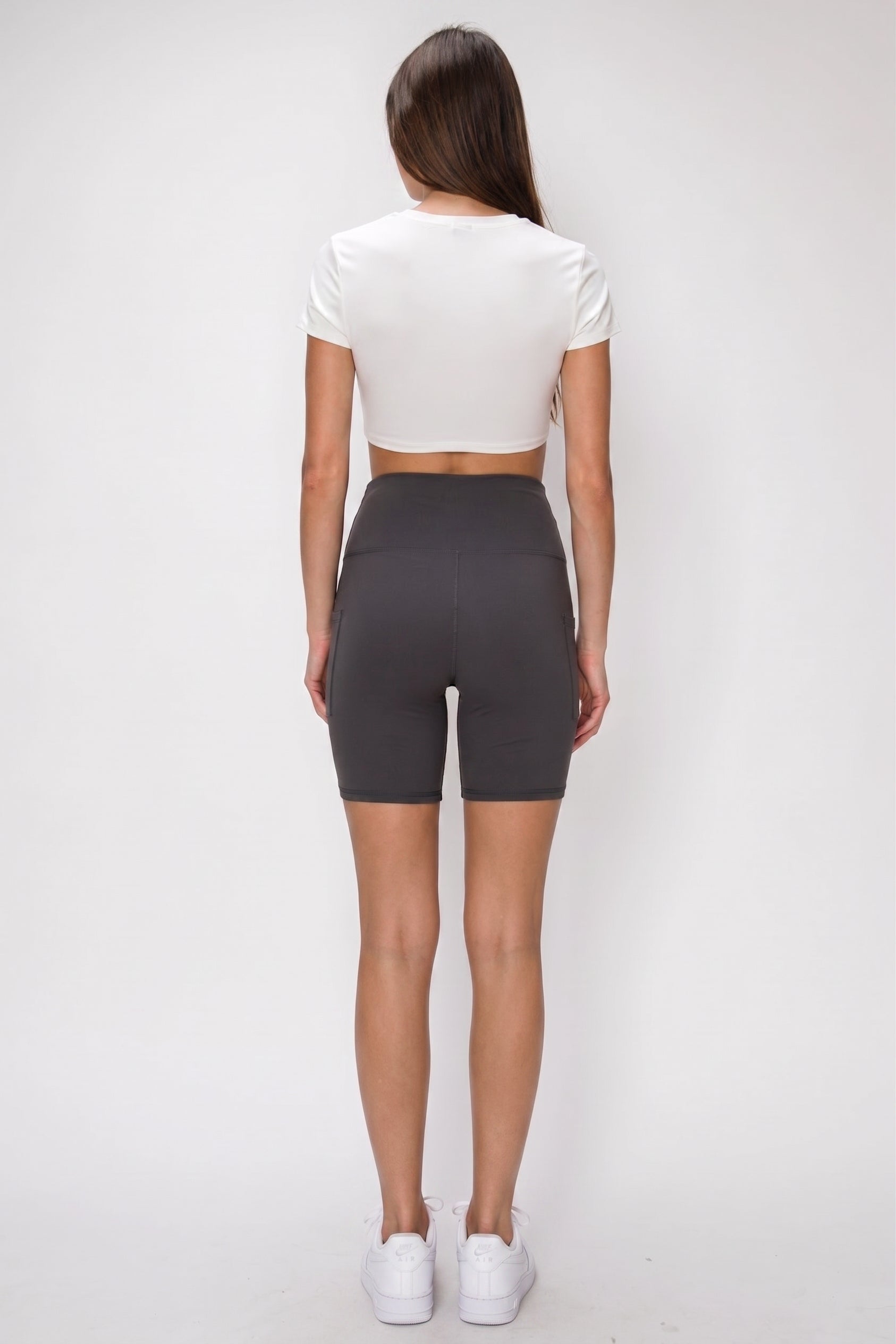 Sculpt Pocket 7|Inch High|Waist Biker Short